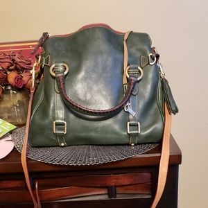 Authentic DB pebble grain small/medium satchel